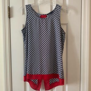 Navy and Red Blouse!